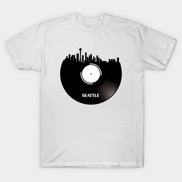 Seattle Vinyl T-Shirt by Ferrazi